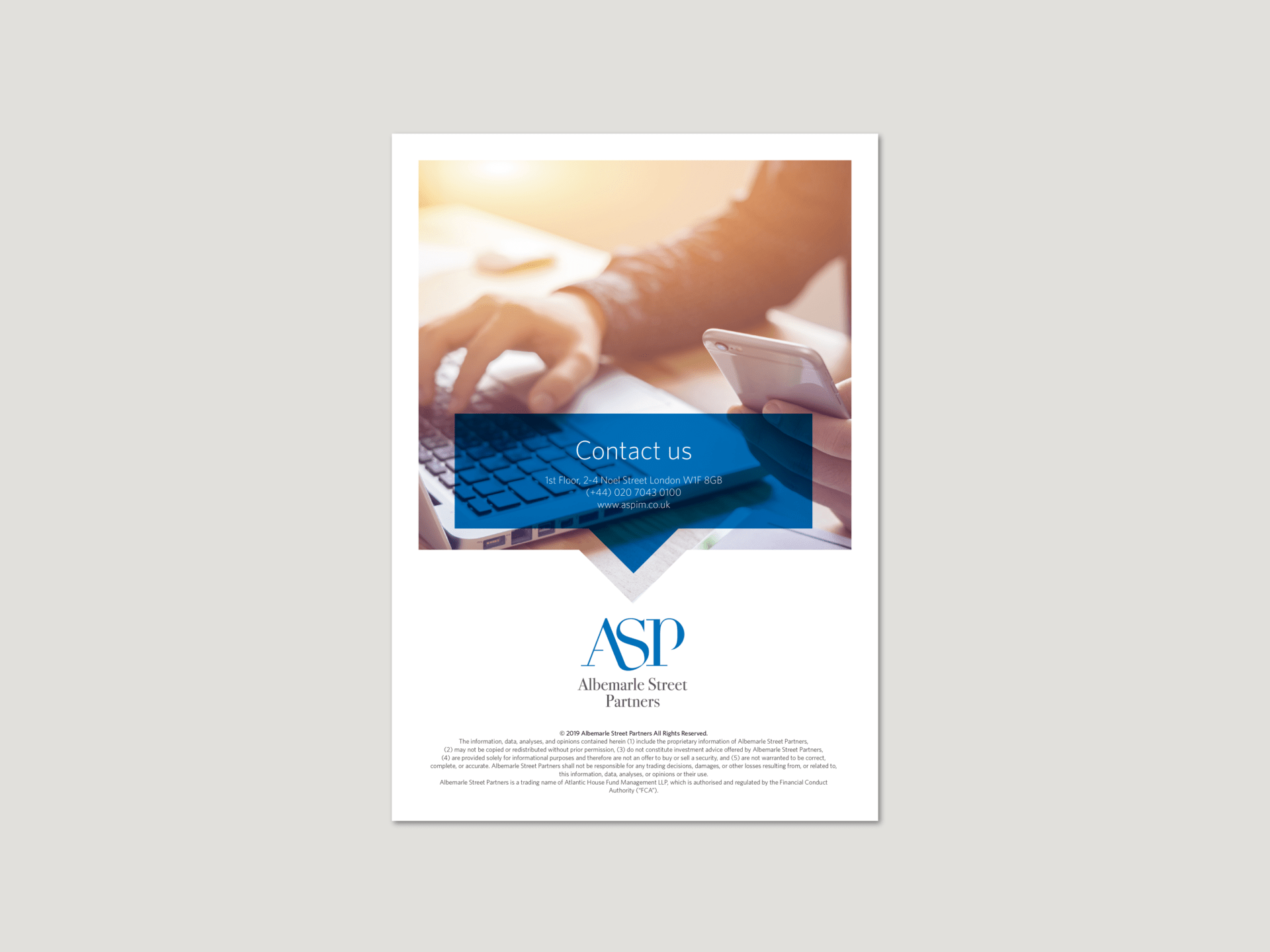 Albemarle Street Partners 6 ASP back